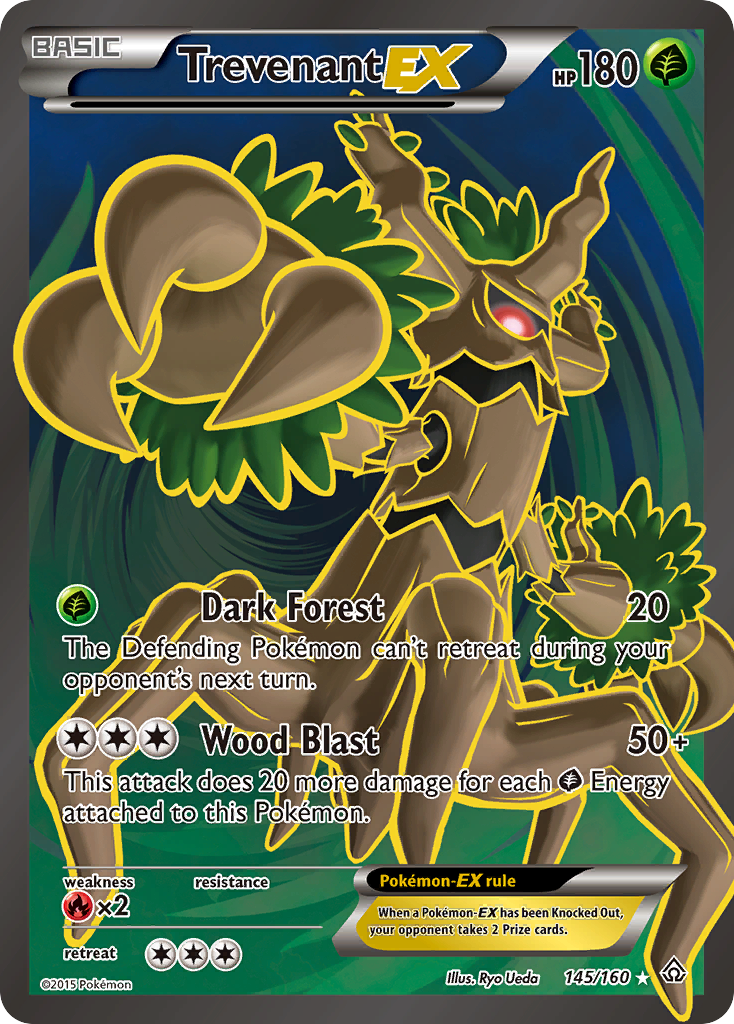 Trevenant-EX 145/160 Rare Ultra | Primal Clash | Pokemon Card