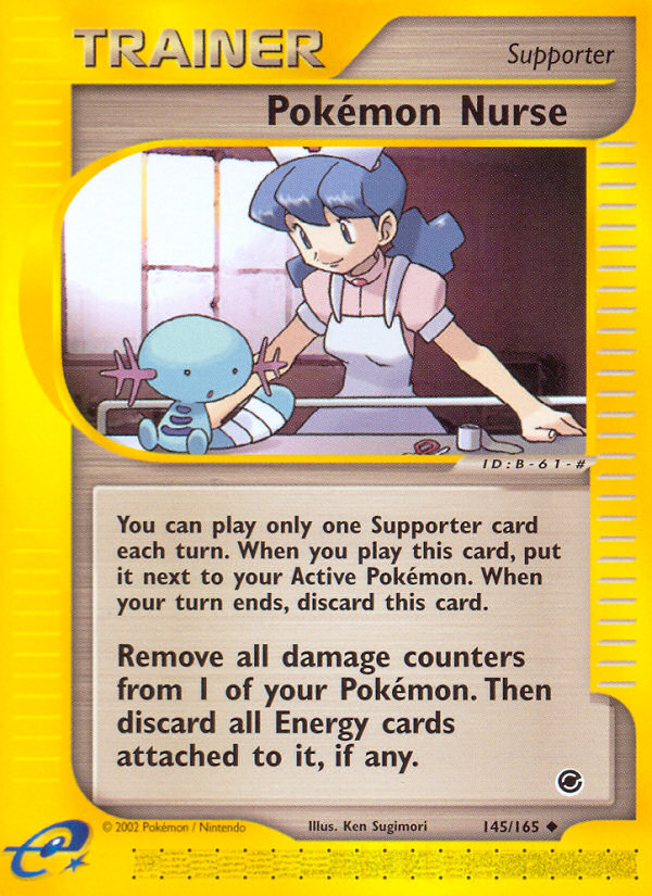 Pokémon Nurse 145/165 Uncommon | Expedition Base Set | Pokemon Card