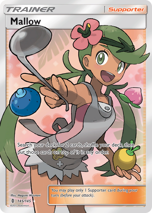 Mallow 145/145 Rare Ultra | Guardians Rising | Pokemon Card