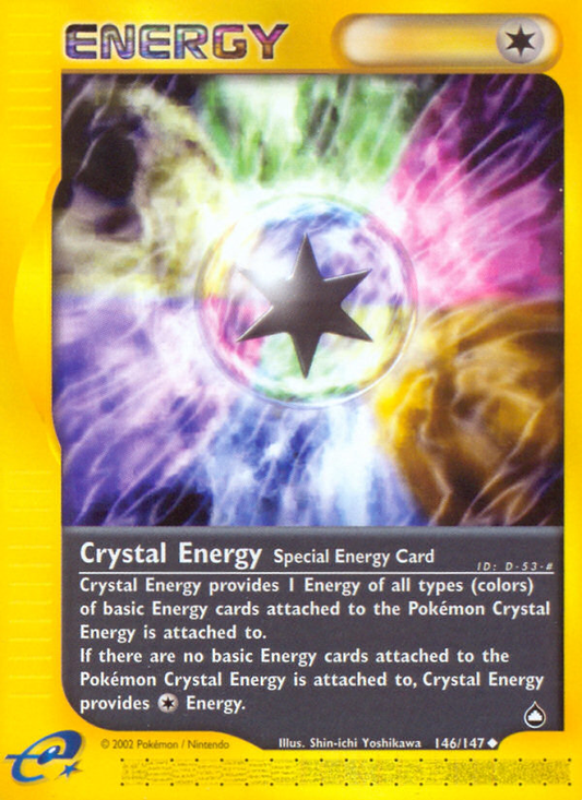Crystal Energy 146/147 Uncommon | Aquapolis | Pokemon Card