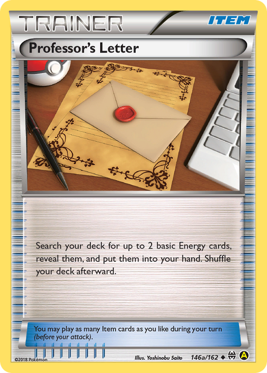 Professor's Letter 146a/162 Uncommon | BREAKthrough | Pokemon Card