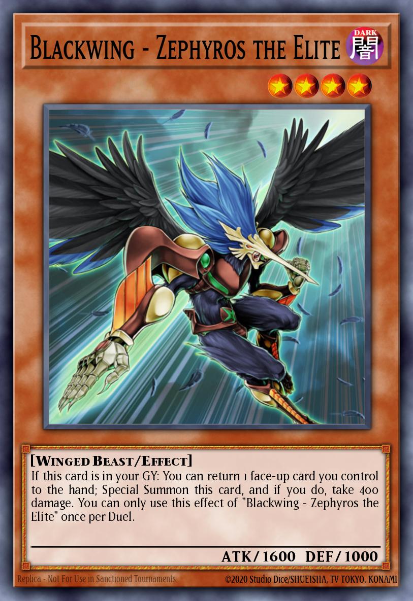 Blackwing Zephyros the Elite - MAZE-EN039 Rare | Yu-Gi-Oh! Card