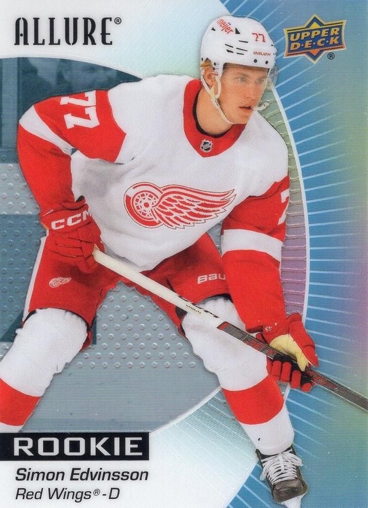 Simon Edvinsson #147 Detroit Red Wings | 2023-24 Upper Deck Allure | NHL Trading Card