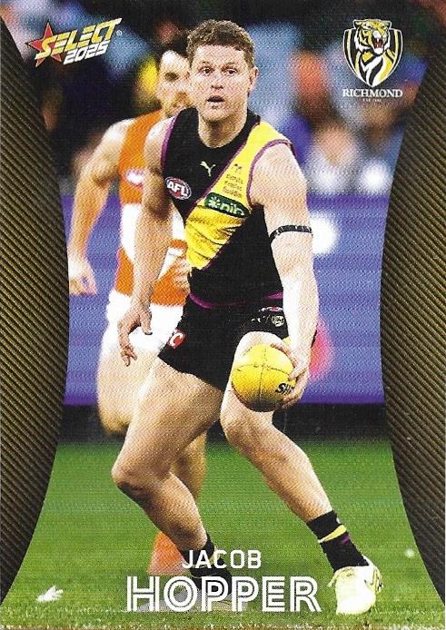 Jacob Hopper #147 Richmond Tigers | 2025 Select AFL Footy Stars | Trading Card