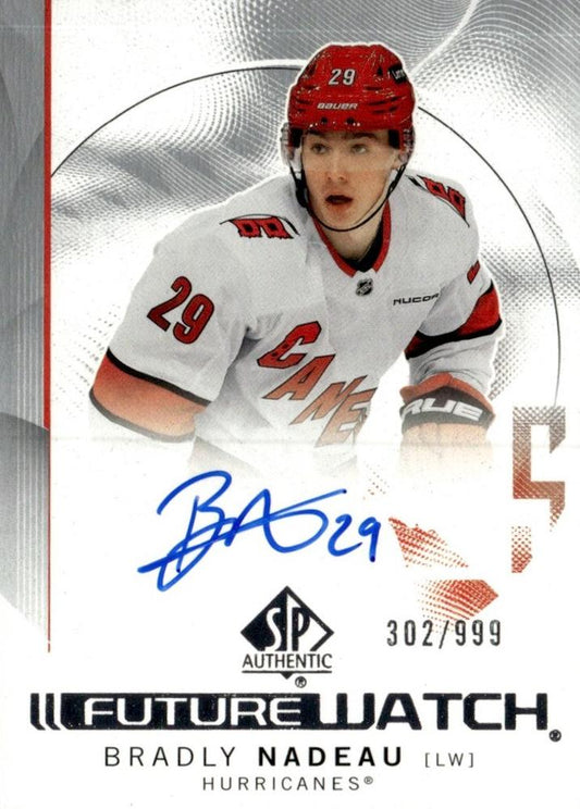 Bradly Nadeau #148 Carolina Hurricanes | 2024-25 SP Authentic | NHL Trading Card