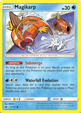 Magikarp 17/111 Reverse Holo | Crimson Invasion | Pokemon Card