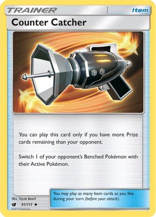 Counter Catcher 91/111 Reverse Holo | Crimson Invasion | Pokemon Card