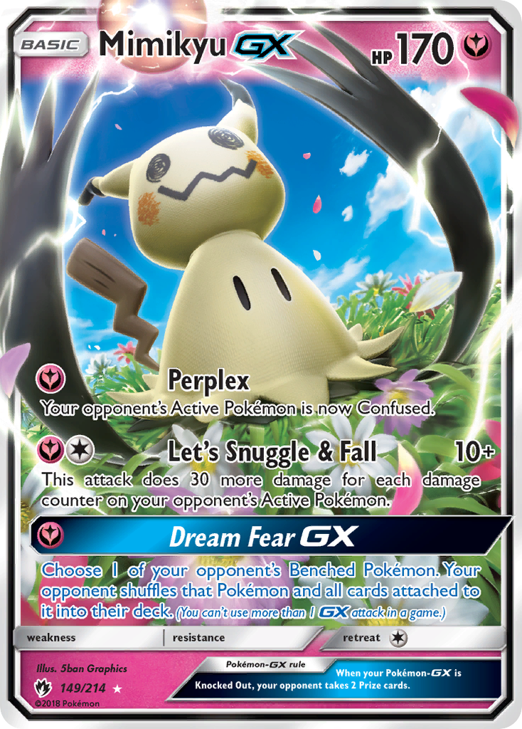 Mimikyu-GX 149/214 Rare Holo GX | Lost Thunder | Pokemon Card