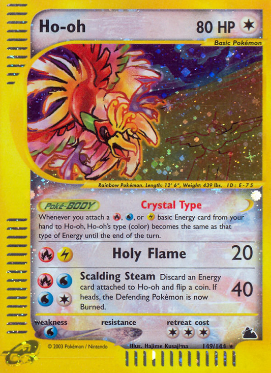 Ho-oh 149/144 Rare Secret | Skyridge | Pokemon Card