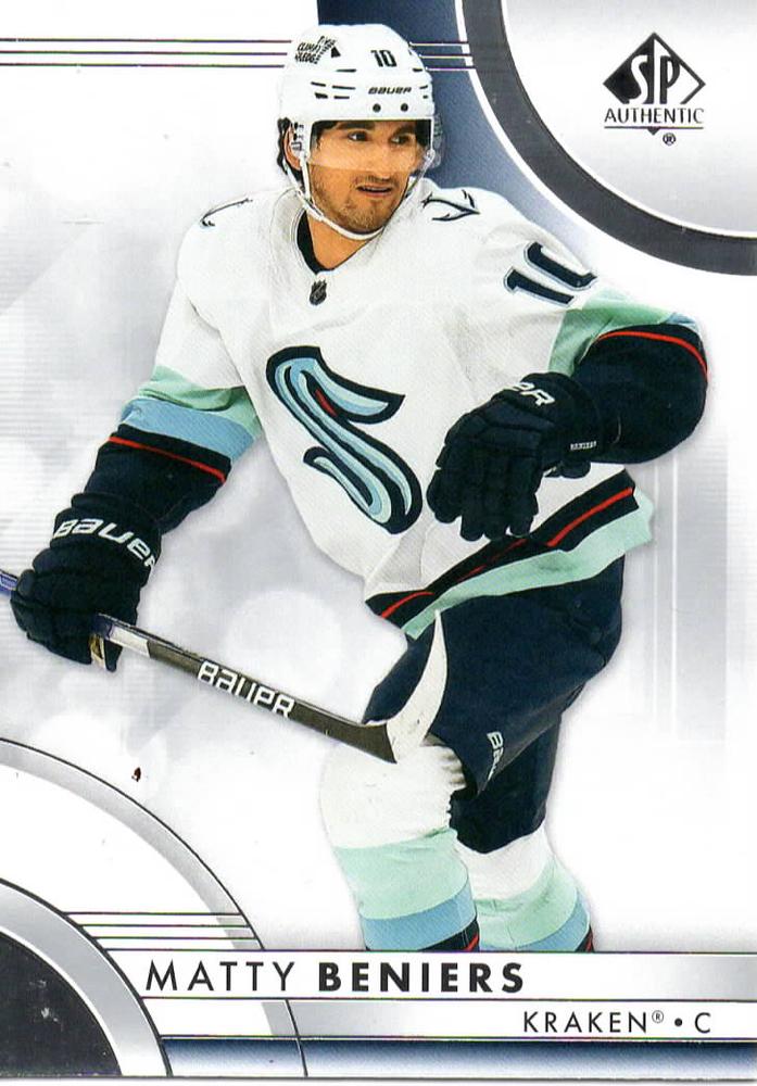 Matty Beniers #14 Seattle Kraken | 2023-24 SP Authentic | NHL Trading Card