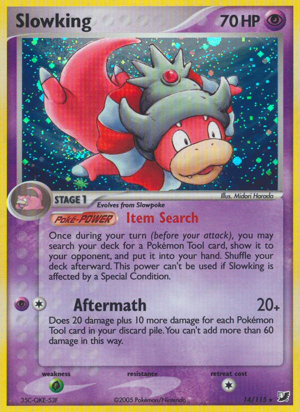 Slowking 14/115 Rare Holo | Unseen Forces | Pokemon Card