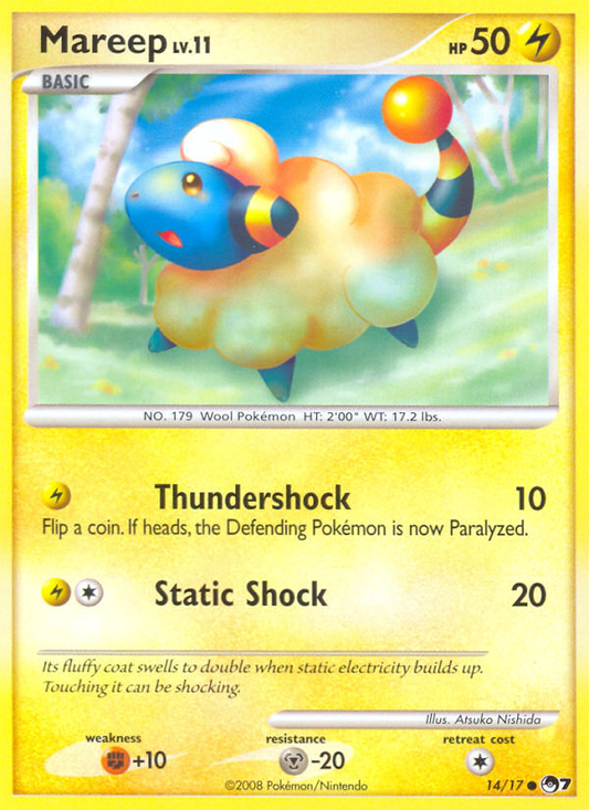Mareep 14/17 Common | POP Series 7 | Pokemon Card