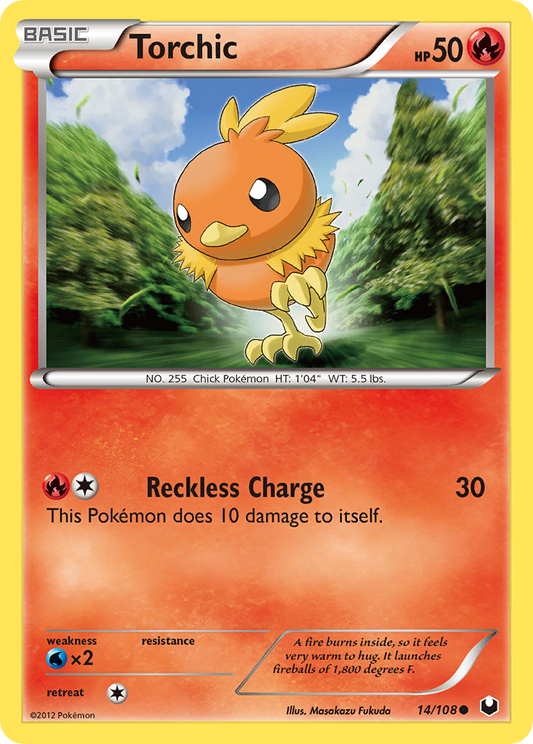 Torchic 14/108 Common | Dark Explorers | Pokemon Card