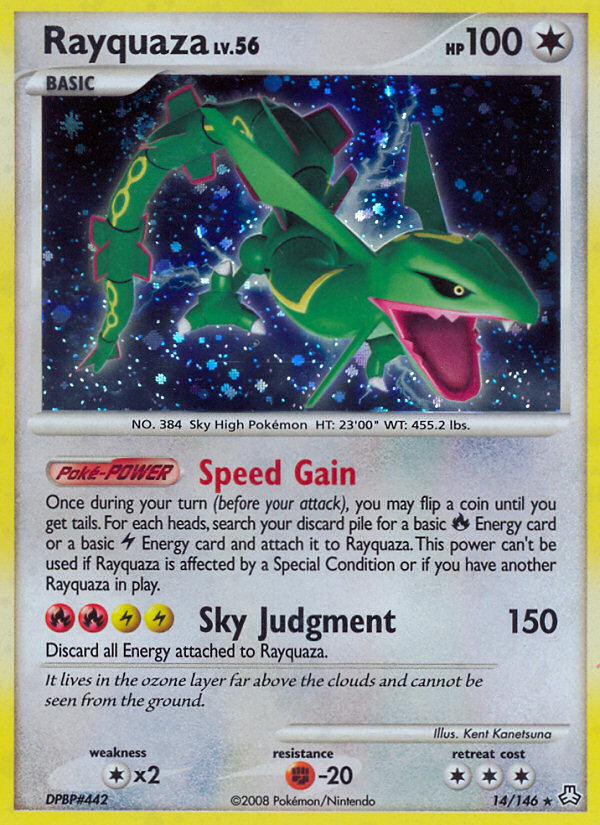 Rayquaza 14/146 Rare Holo | Legends Awakened | Pokemon Card
