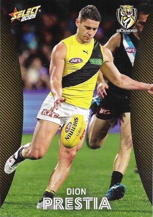 Dion Prestia #151 Richmond Tigers | 2025 Select AFL Footy Stars | Trading Card