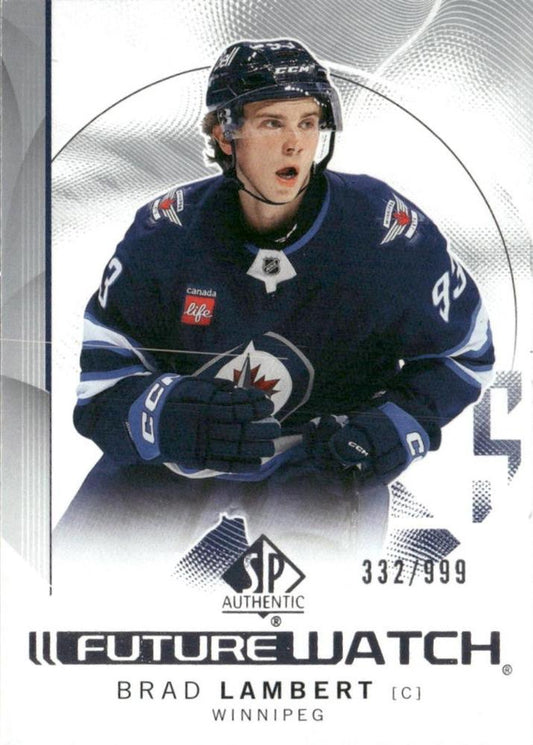 Brad Lambert #151 Winnipeg Jets | 2024-25 SP Authentic | NHL Trading Card