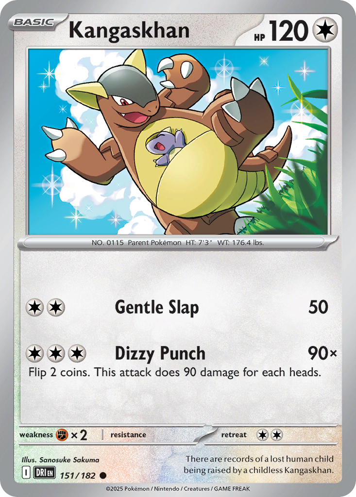 Kangaskhan 151/182 Common | Destined Rivals | Pokemon Card