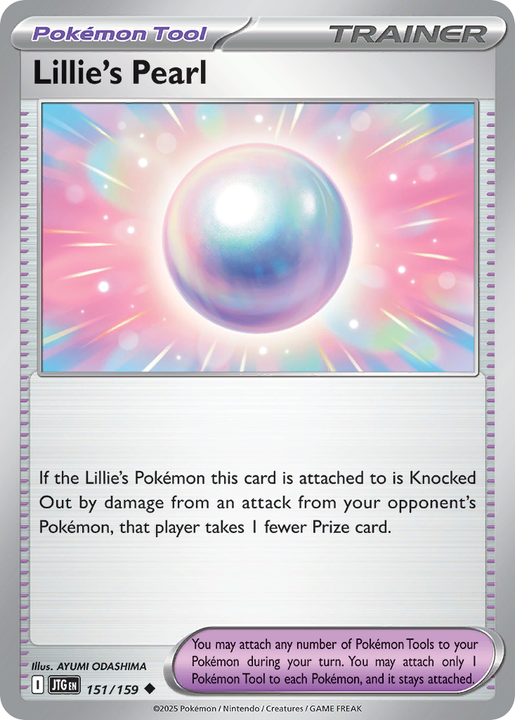 Lillie's Pearl 151/159 Uncommon | Journey Together | Pokemon Card