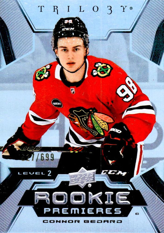 Connor Bedard #152 Chicago Blackhawks | 2023-24 Upper Deck Trilogy | NHL Trading Card