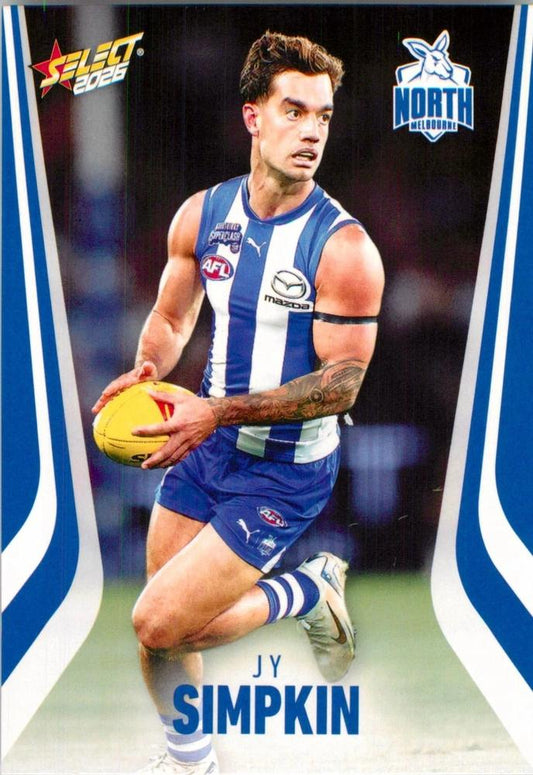 Jy Simpkin #153 North Melbourne Kangaroos | 2026 Select AFL Footy Stars | Trading Card