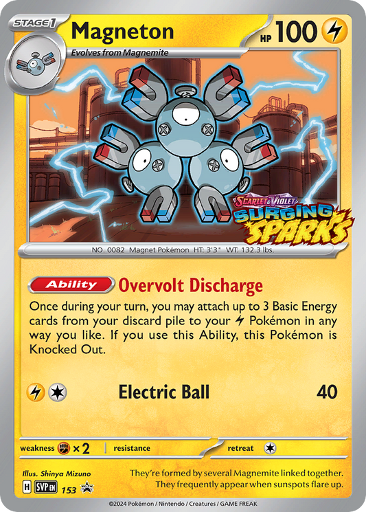 Magneton #153 Promo | Scarlet & Violet Black Star Promos | Pokemon Card