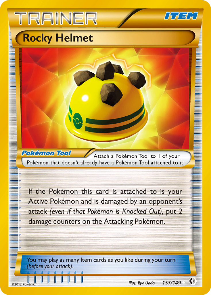 Rocky Helmet 153/149 Rare Secret | Boundaries Crossed | Pokemon Card