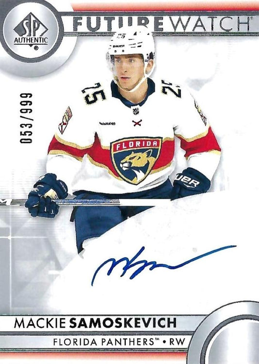 Mackie Samoskevich #154 Florida Panthers | 2023-24 SP Authentic | NHL Trading Card