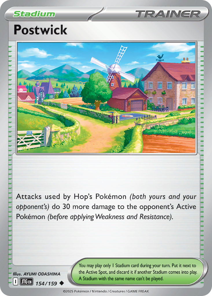 Postwick 154/159 Uncommon | Journey Together | Pokemon Card