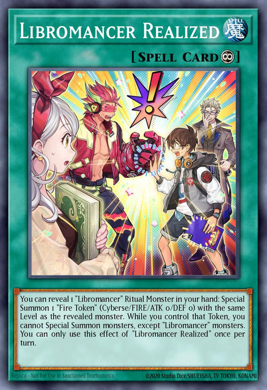 Libromancer Realized - DIFO-EN088 Super Rare | Yu-Gi-Oh! Card