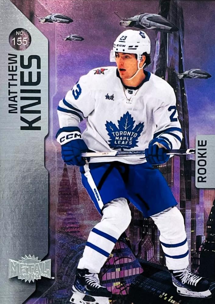 Matthew Knies #155 Toronto Maple Leafs | 2023-24 SkyBox Metal Universe | NHL Trading Card
