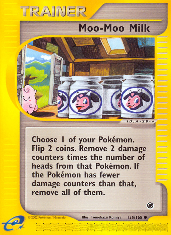 Moo-Moo Milk 155/165 Common | Expedition Base Set | Pokemon Card
