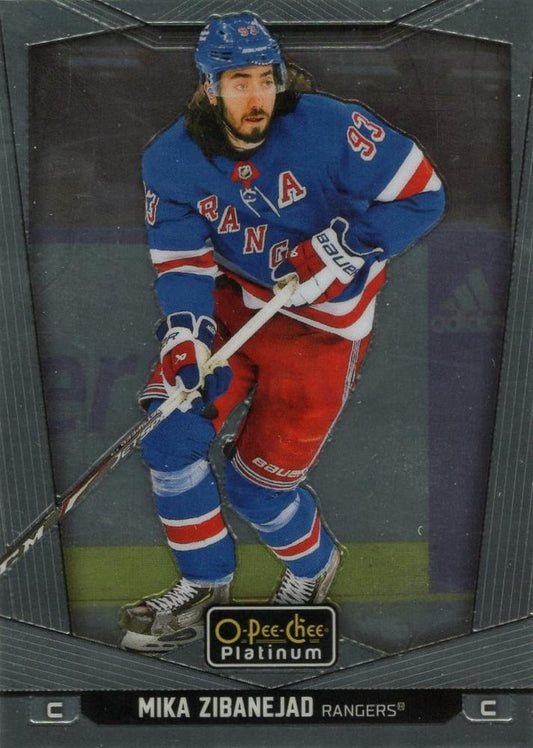 Mika Zibanejad #156 New York Rangers | 2024-25 O-Pee-Chee Platinum | NHL Trading Card