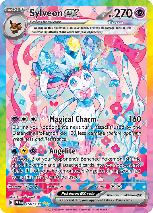 Sylveon ex 156/131 Special Illustration Rare | Prismatic Evolutions | Pokemon Card