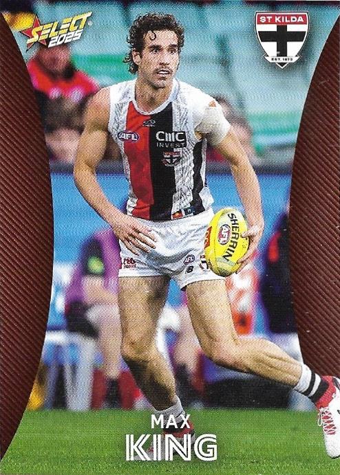 Max King #157 St. Kilda Saints | 2025 Select AFL Footy Stars | Trading Card