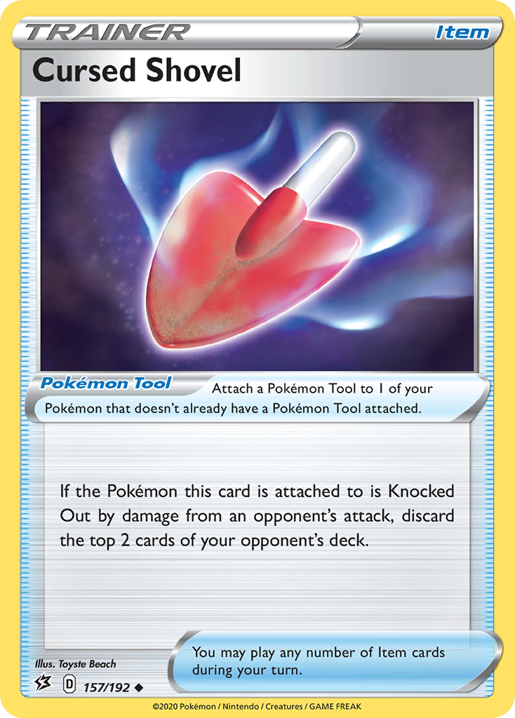 Cursed Shovel 157/192 Uncommon | Rebel Clash | Pokemon Card