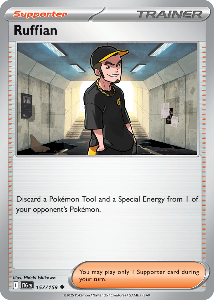 Ruffian 157/159 Uncommon | Journey Together | Pokemon Card