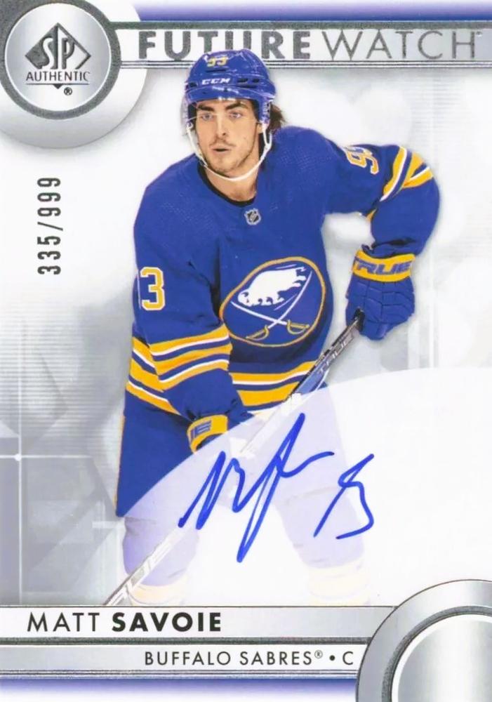 Matt Savoie #159 Buffalo Sabres | 2023-24 SP Authentic | NHL Trading Card