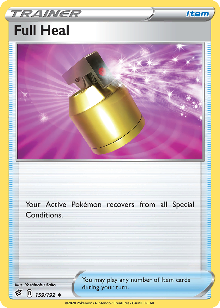 Full Heal 159/192 Uncommon | Rebel Clash | Pokemon Card