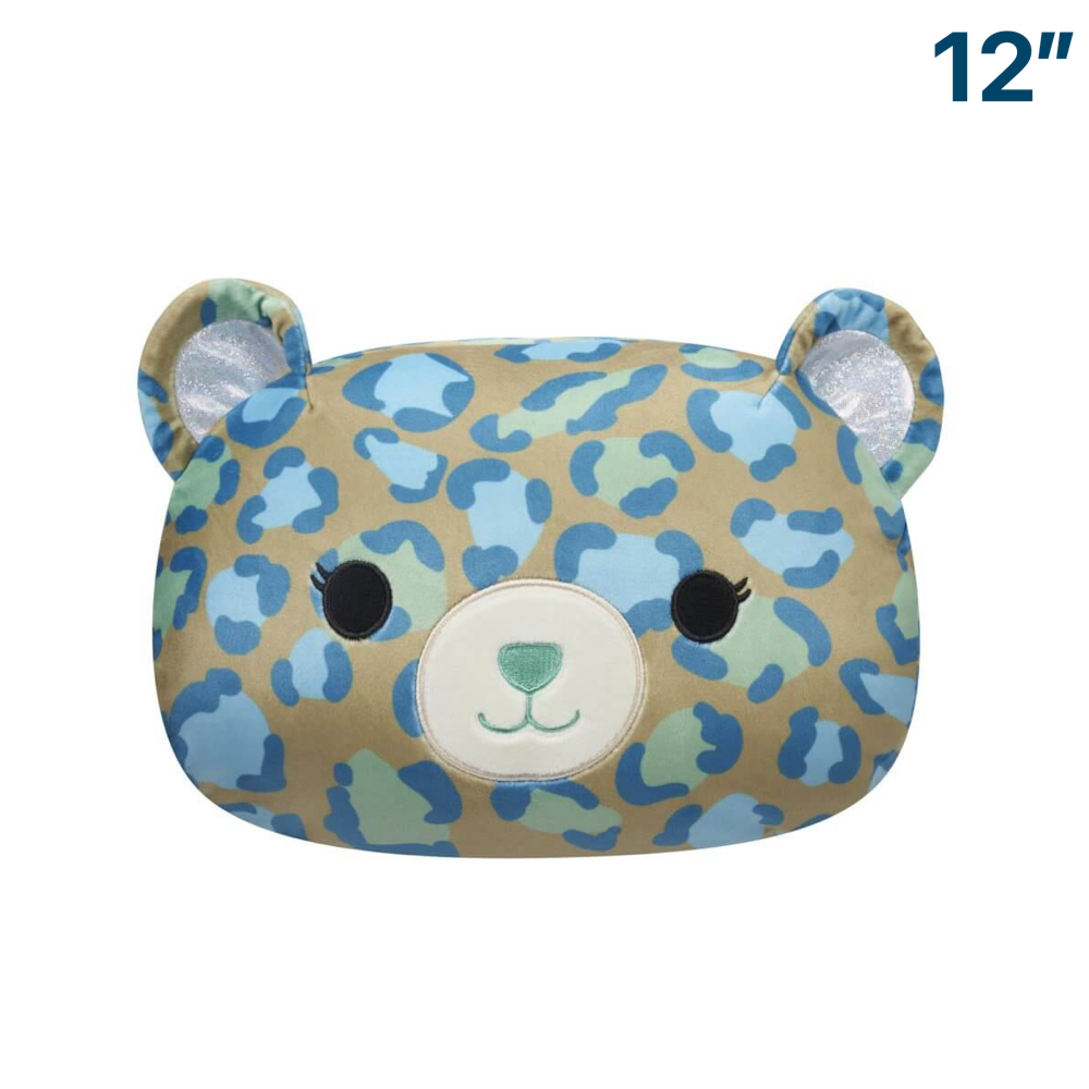 Enos the Green Blue Leopard ~ 12" Stackable Squishmallow Plush