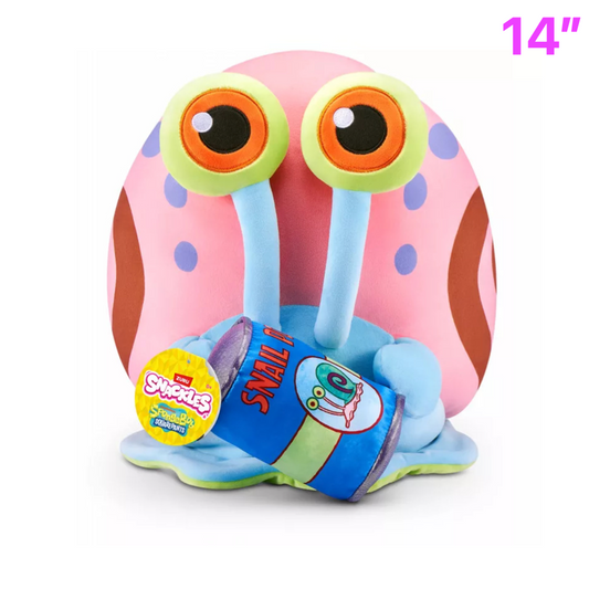 Gary the Snail ~ Zuru Snackles Plush Mini Plush 14"