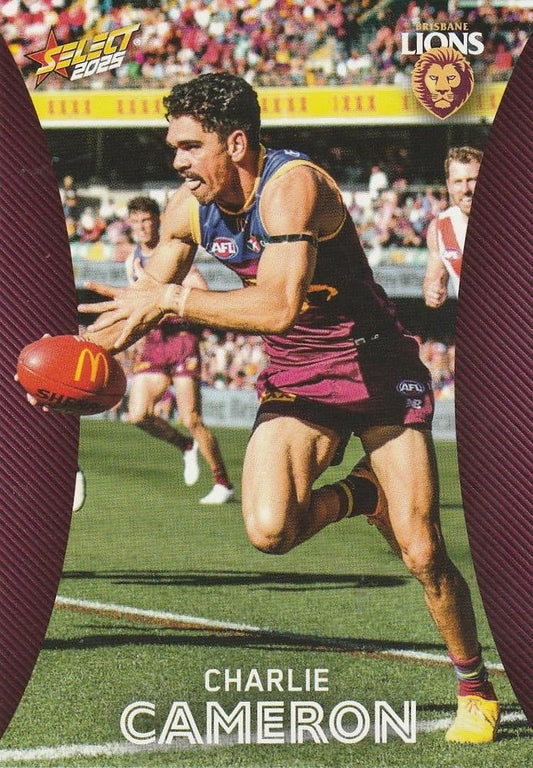Charlie Cameron #15 Brisbane Lions | 2025 Select AFL Footy Stars | Trading Card