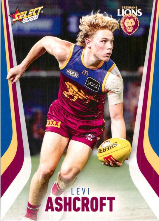 Levi Ashcroft #15 Brisbane Lions | 2026 Select AFL Footy Stars | Trading Card