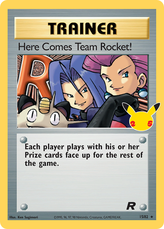 Here Comes Team Rocket! 15/25 Classic Collection | Celebrations: Classic Collection | Pokemon Card