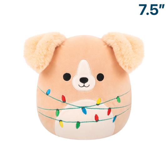 Stevon the Dog with Lights ~ 7.5" Holiday 2025 Squishmallow Plush
