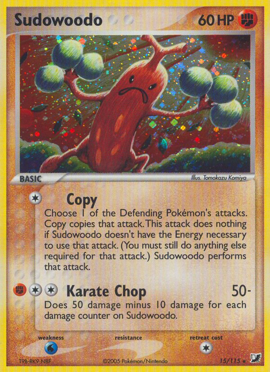 Sudowoodo 15/115 Rare Holo | Unseen Forces | Pokemon Card