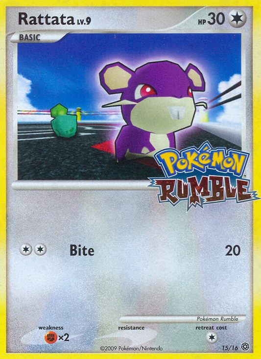 Rattata 15/16 | Pokémon Rumble | Pokemon Card