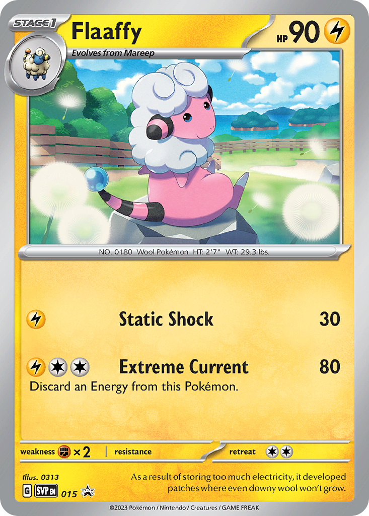 Flaaffy #15 Promo | Scarlet & Violet Black Star Promos | Pokemon Card