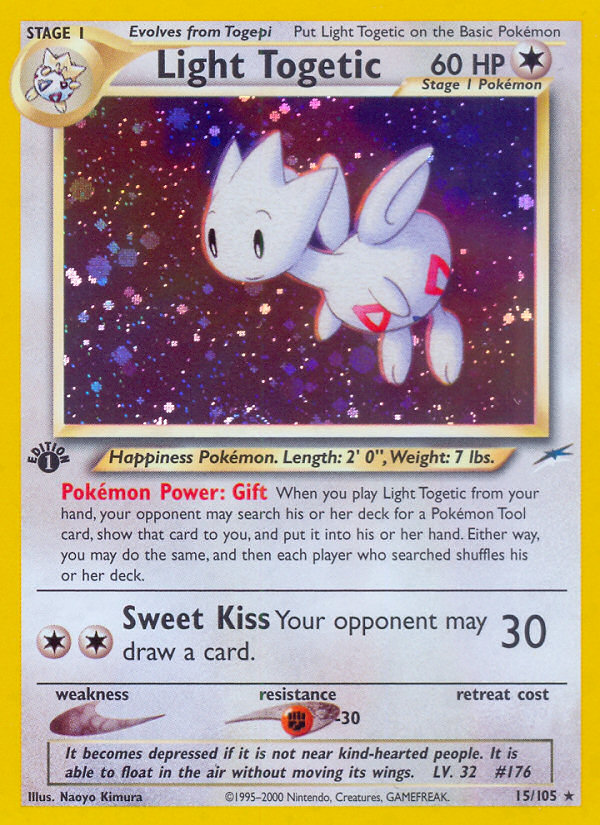 Light Togetic 15/105 Rare Holo | Neo Destiny | Pokemon Card