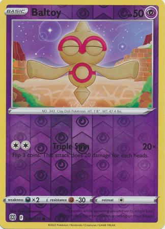 Baltoy 58/172 Reverse Holo | Brilliant Stars | Pokemon Card