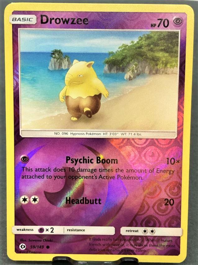 Drowzee 59/149 Reverse Holo | Sun & Moon | Pokemon Card